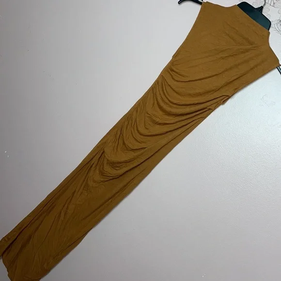 Enza Costa Silk Ribbed Midi Dress - Picture 3 of 7